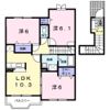 アンジェリカ Dの間取り画像