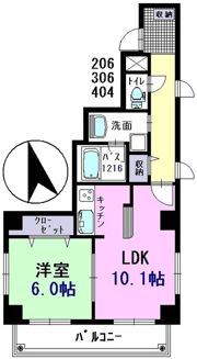 パスィフィークの間取り画像