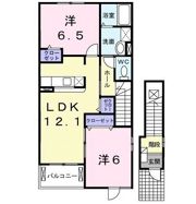 ブランシュールBの間取り画像