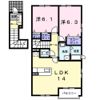 タウンコート学研台の間取り画像