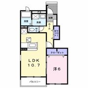 アバンツァートカーサ溝Cの間取り画像