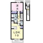 アンソレイエEの間取り画像