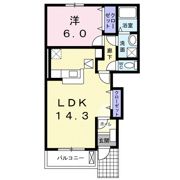 グラン ソレイユBの間取り画像