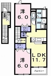 ヴェルデンスAの間取り画像