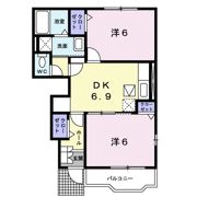 クリスタルコートAの間取り画像