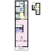 ウエスト・モンターニュAの間取り画像