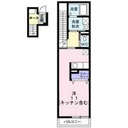 ウエスト・モンターニュAの間取り画像