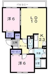 サニーイーストBの間取り画像