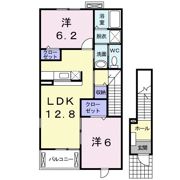 フラワーリングの間取り画像