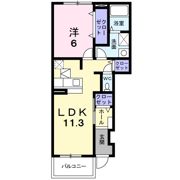 クラージュ E棟の間取り画像