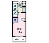 アニュー アフェニティーの間取り画像