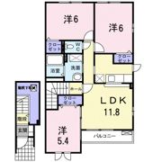 ミューズ・パルコAの間取り画像