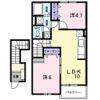 サニーPIAZZAの間取り画像