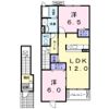 ブルック ベル Bの間取り画像
