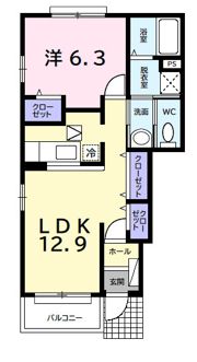 エスポワール Ⅰの間取り画像