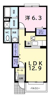 エスポワール Ⅰの間取り画像