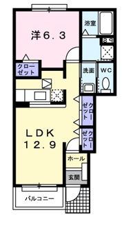 エスポワール Ⅰの間取り画像