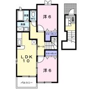 カルム見上Aの間取り画像