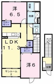 レジダンス・ホープの間取り画像