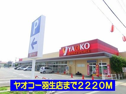 近くのヤオコー羽生店まで2,220m（徒歩28分）