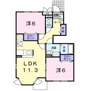 サン・クレメント Bの間取り画像