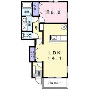 ウエストキャッスルCの間取り画像