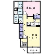 シュクレ ポワールの間取り画像