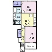 グランソレイユBの間取り画像