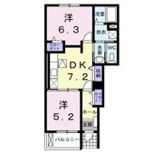 リヴェ－ルの間取り画像