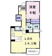 ミゾノカワAの間取り画像