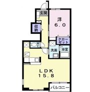 ミゾノカワAの間取り画像