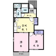 カーサ フェリーチェBの間取り画像