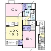 クレメントB棟の間取り画像