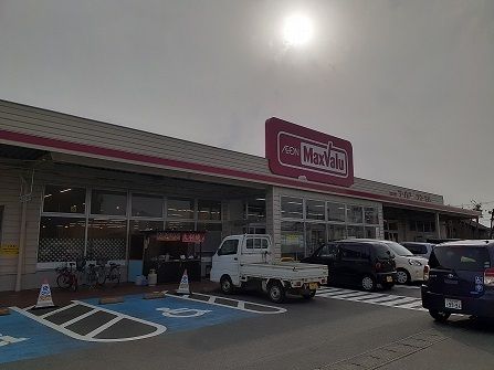 近くのマックスバリュ三島谷田店まで1,100m（徒歩14分）