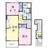 ハーヴェスト Aの間取り画像