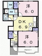 ニューハイツOKI Bの間取り画像
