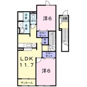 フィオーレ・モネの間取り画像