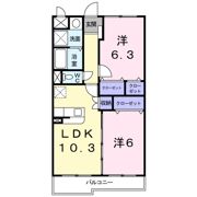 フランソレイユの間取り画像
