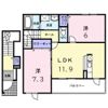 カーサ エルゴルド Cの間取り画像