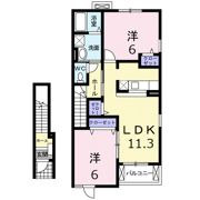 プリムローズ Aの間取り画像