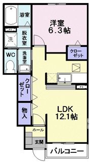 メゾン・さくら Aの間取り画像
