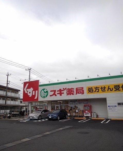 近くのスギ薬局まで750m（徒歩10分）