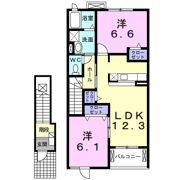 プロムナード弐番館の間取り画像