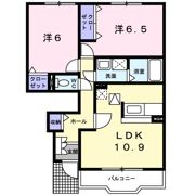 サンパティーク Cの間取り画像