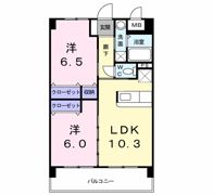 エヴァーグリーンNの間取り画像
