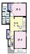 スプリングコートBの間取り画像
