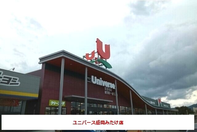 近くのユニバース盛岡みたけ店まで700m（徒歩9分）