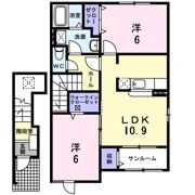 ファミール ハウスⅤ Bの間取り画像