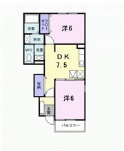 ブラン プレジール Aの間取り画像