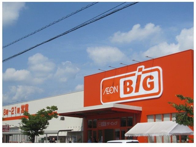 近くのザ・ビッグ笹沖店まで800m（徒歩10分）